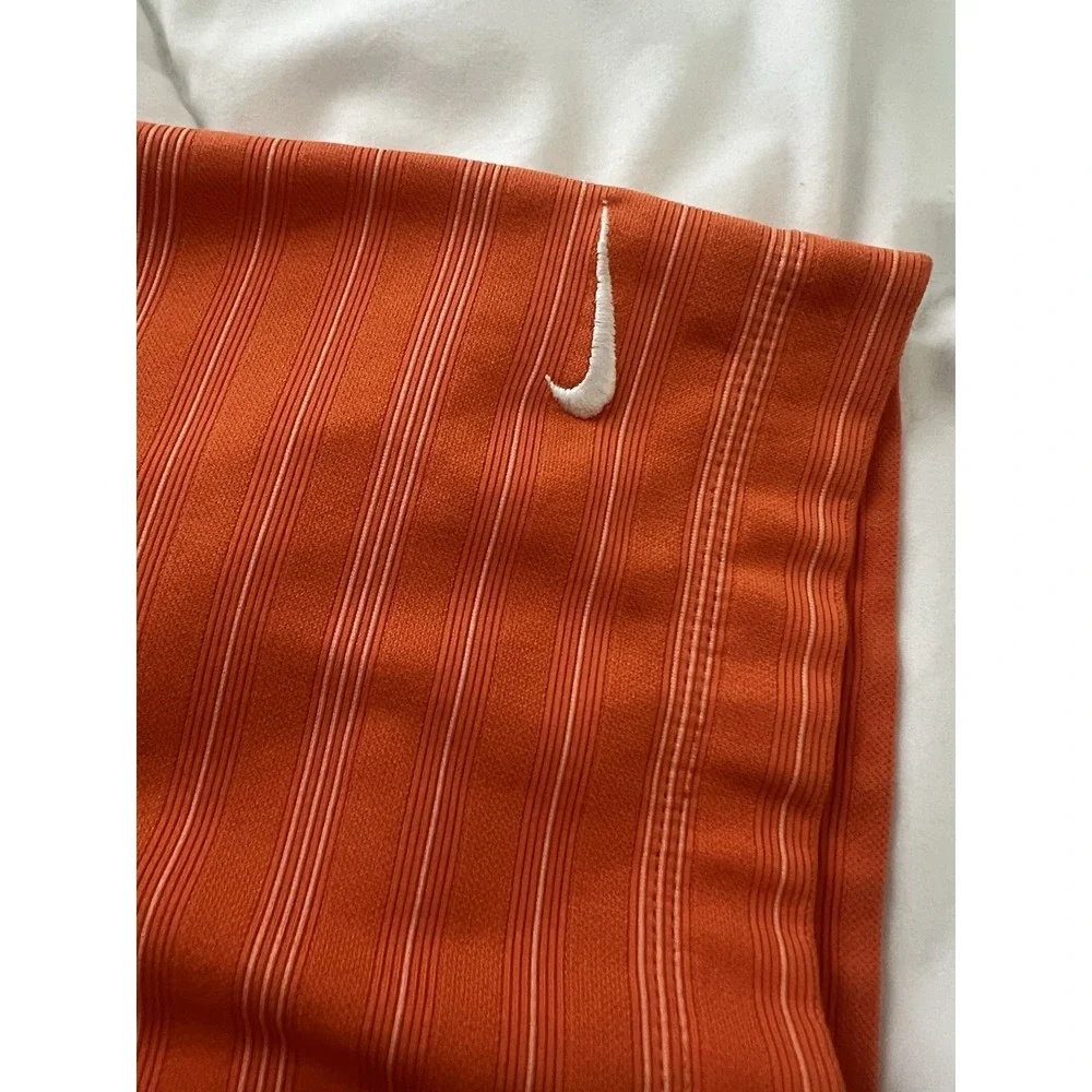 Nike Golf Fit Dry Polo Shirt South Carolina Palmetto Crescent Orange Striped M